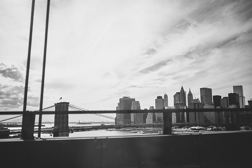 brooklyn bridge wedding bride