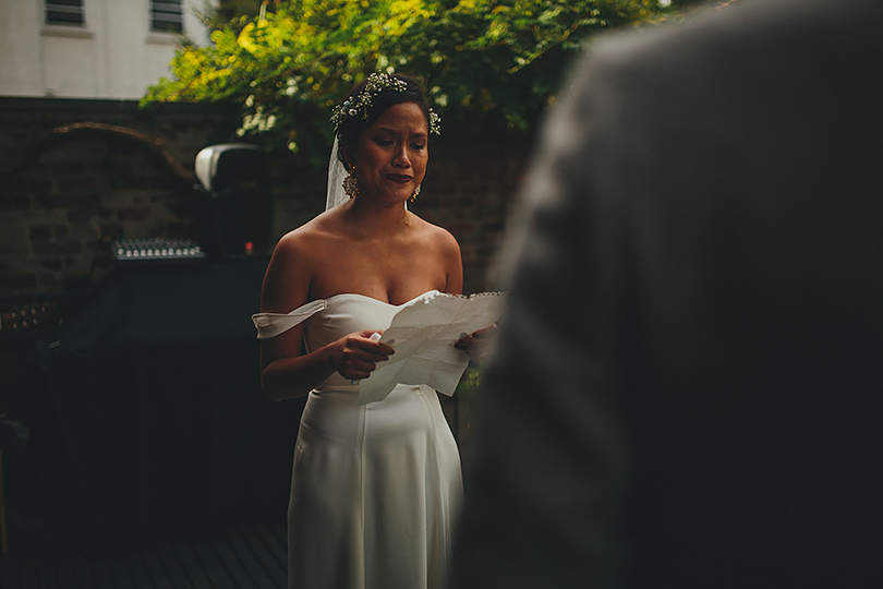 cobble hill wedding photos backyard