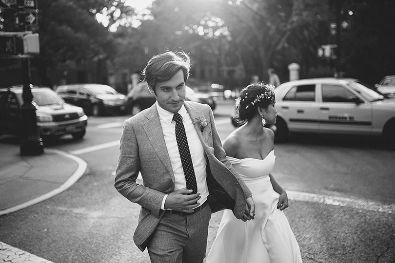 new york street wedding photographer