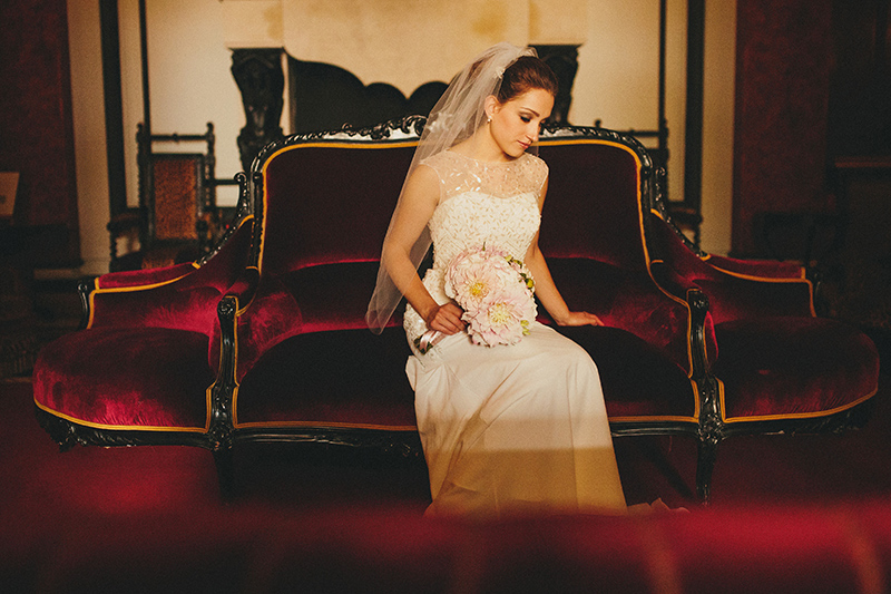 bride wedding Saint James Paris Hotel