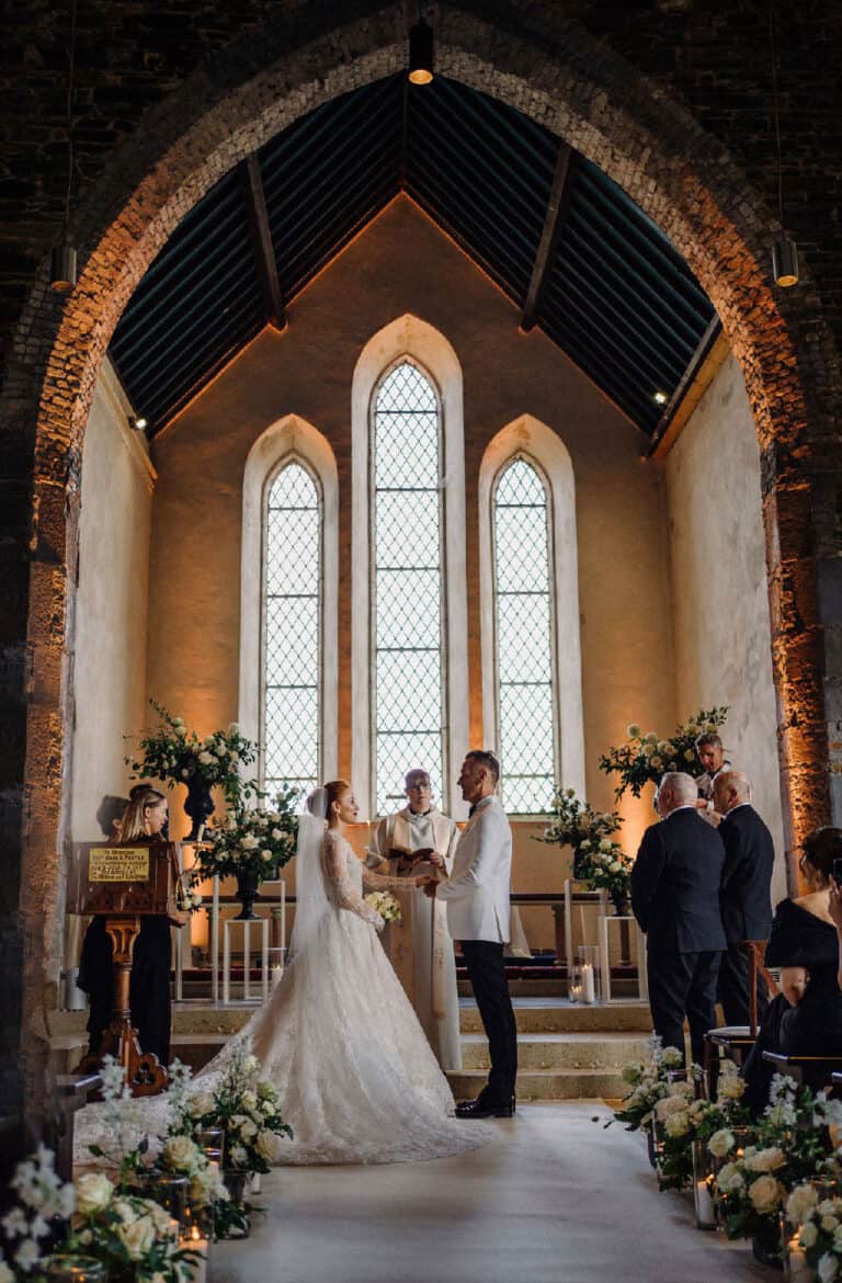 Ireland church wedding