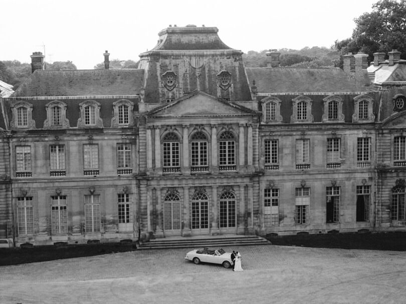 Paris wedding castle