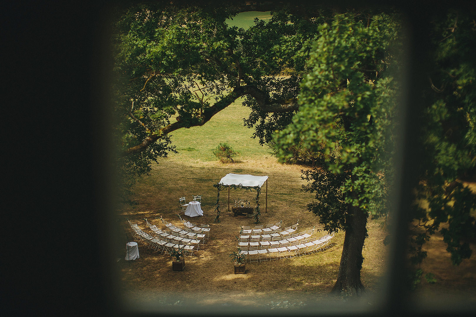 chateau de lartigolle wedding ceremony