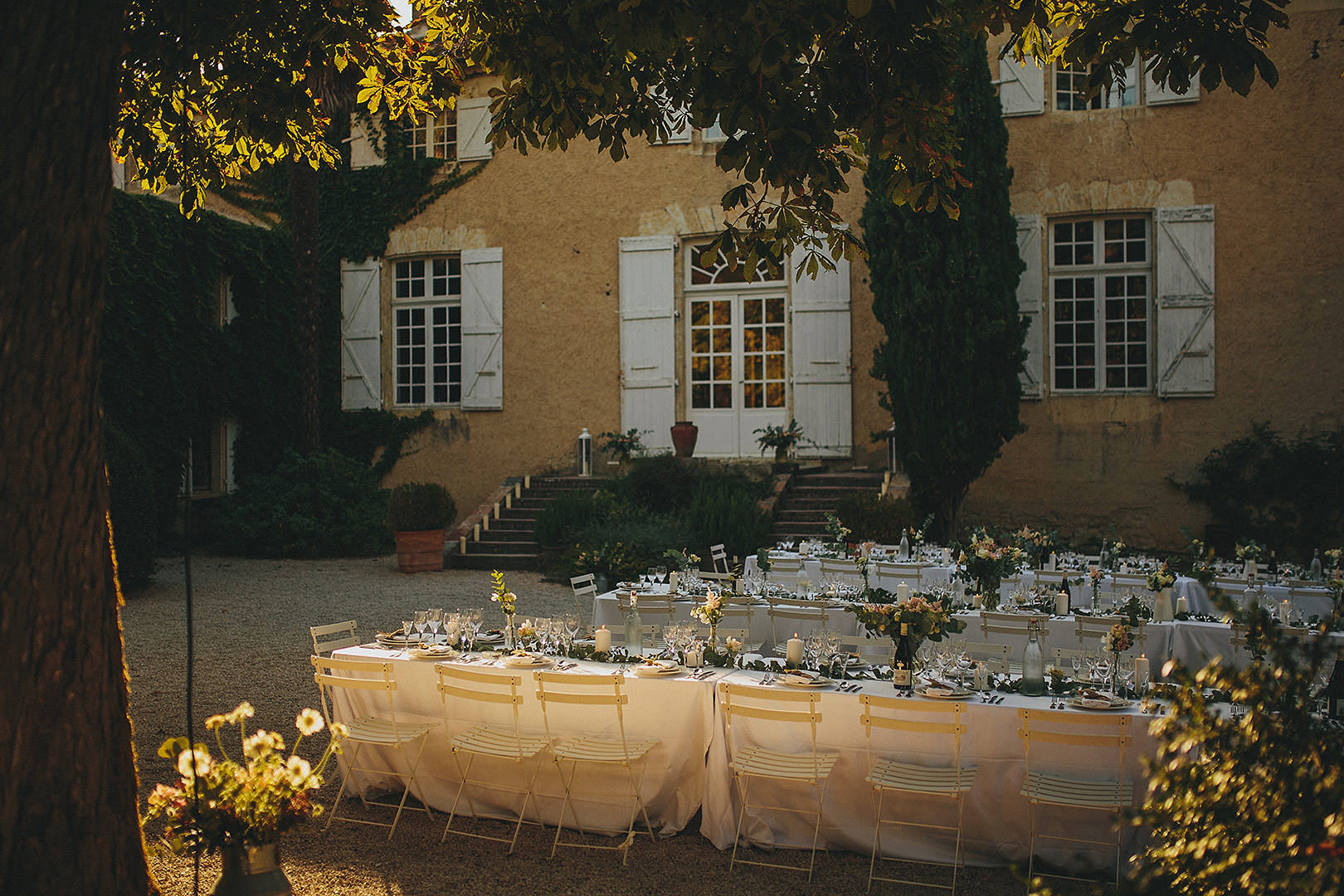 lartigolle wedding table dinner